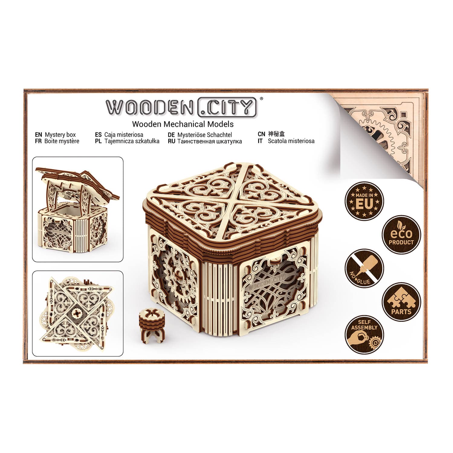 Modellbyggesett i tre – Pusleboks - Bilde 5