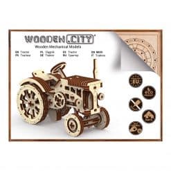 Modellbyggesett i tre – Traktor - Bilde 4