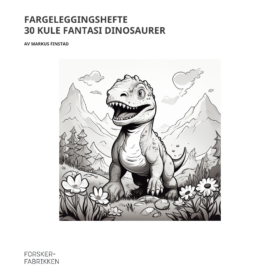 Fargeleggingshefte - 30 KULE DINOSAURER