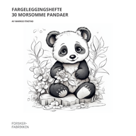 Fargeleggingshefte - 30 morsomme pandaer