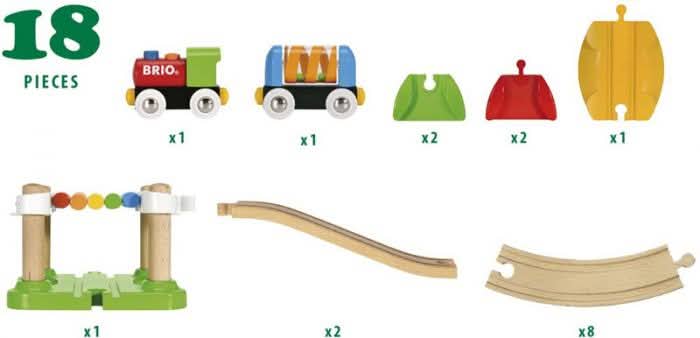 BRIO® Min første togbane, 18 deler - Bilde 7