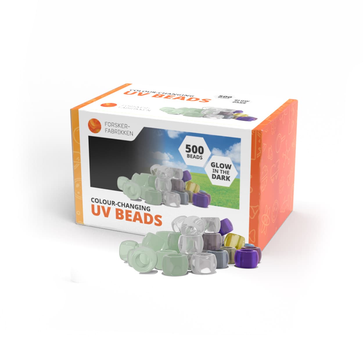UV-perler og elastisk tråd