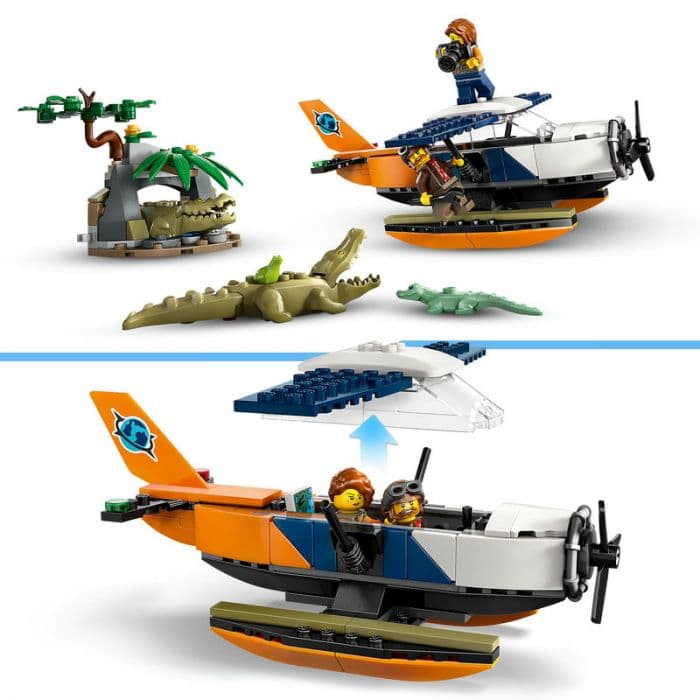 LEGO® City - Jungelutforsker med sjøfly 60425 - Bilde 3