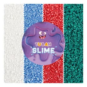 Mineralglitter til slim - en fargerik symfoni