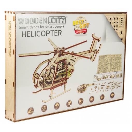Modellbyggesett i tre – helikopter - Bilde 2